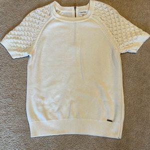 Calvin Klein short sleeve sweater
